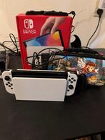 Nintendo Switch OLED + 256GB SD + Mario Reistas, Online, Overige genres, 1 speler, Ophalen of Verzenden