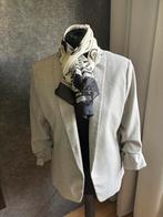 H&M mooi grijs pak blazer & chino pantalon mt 44 ZGAN, Kleding | Dames, Jassen | Winter, H&M, Maat 42/44 (L), Ophalen of Verzenden