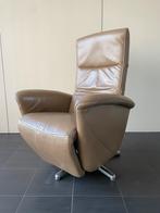 Licht bruine hukla relax fauteuil maat M, Huis en Inrichting, Fauteuils, Gebruikt, Ophalen of Verzenden, 50 tot 75 cm