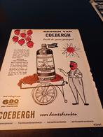 Paginagrote kleuren advertentie van Coebergh Schiedam 1958, Ophalen of Verzenden, Zo goed als nieuw, Overige typen