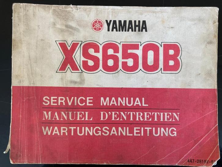 Yamaha XS650 1975-1977 Service Manuals, Motoren, Handleidingen en Instructieboekjes, Yamaha, Verzenden
