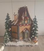 Groot Kersthuis (zit verlichting in) 35 cm x 33 cm, Diversen, Kerst, Ophalen, Zo goed als nieuw