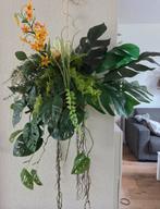 Bloemstuk,kunstbloemen,kunstplant,hangbol,hangplant, Ophalen of Verzenden, Zo goed als nieuw