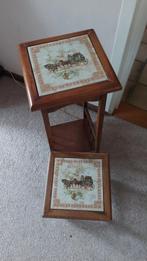 Eiken planten tafeltjes, Ophalen