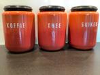 Dru retro vintage voorraadbussen koffie,thee,suiker, Ophalen, Gebruikt, Overige materialen, Pot, Bus of Blik