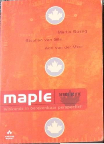 Maple, wiskunde in berekenbaar perspectief, 3e editie. beschikbaar voor biedingen