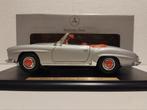 Mercedes SL 190 Roadster zilver Special Maisto  1:18 KRD, Hobby en Vrije tijd, Modelauto's | 1:18, Ophalen of Verzenden, Zo goed als nieuw