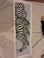 Ghana Schilderij - Zebra's - Handgeschilderd, Ophalen of Verzenden