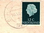 990186 Texel 1969 Veerboot Marsdiep Gelopen met postzegel, Verzamelen, Ophalen of Verzenden, Gelopen, Waddeneilanden