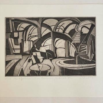Heiner Ulrich - Ets/ Aquatint - Neue Leipziger Schule beschikbaar voor biedingen