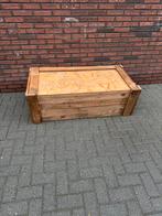 Antieke Bank tafel binnen buiten, Tuin en Terras, Minder dan 30 cm, Rond, Ophalen of Verzenden, Zo goed als nieuw