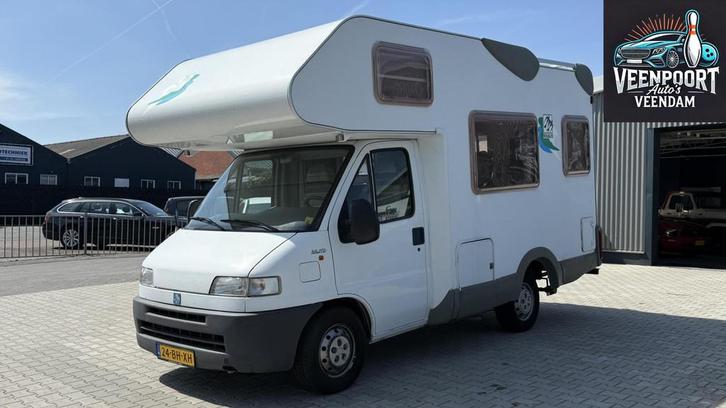 Fiat 2.8 JTD Knaus Sport Traveller Camper Airco Cruise, Caravans en Kamperen, Campers, Bedrijf, Fiat, Diesel, Handgeschakeld, Airconditioning