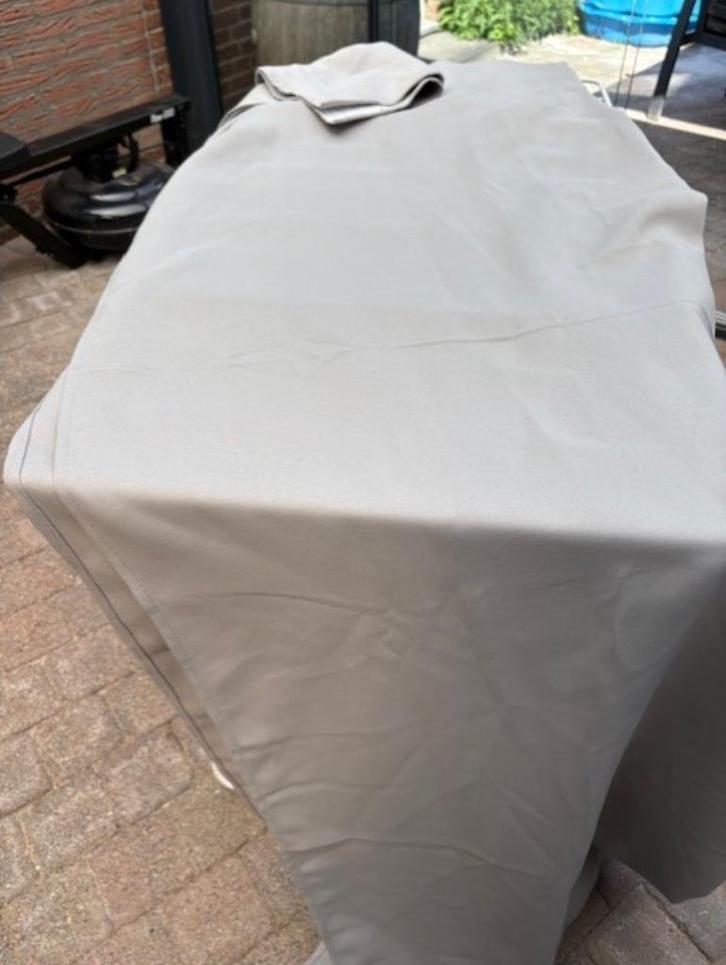 overgordijnen, Huis en Inrichting, Stoffering | Gordijnen en Lamellen, Zo goed als nieuw, 200 cm of meer, 200 cm of meer, Grijs