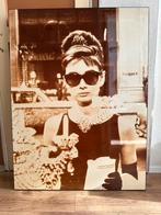 Mooie AUDREY HEPBURN WANDDECORATIE, 75 tot 100 cm, Overige typen, Zo goed als nieuw, Ophalen