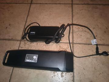 Yamaha 36volt, 400 wh, 11 ah fietsaccu en/of lader beschikbaar voor biedingen