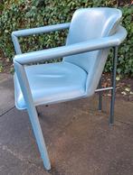 3x Leolux Cachucha design stoelen Hugo de Ruiter, Huis en Inrichting, Stoelen, Ophalen, Gebruikt, Drie, Blauw