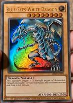 Yu-Gi-Oh! Blue Eyes White Dragon LC01 Limited Edition !, Ophalen of Verzenden, Zo goed als nieuw, Losse kaart, Foil