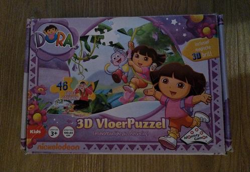 Dora vloer puzzel, Kinderen en Baby's, Speelgoed | Kinderpuzzels, Zo goed als nieuw, 2 tot 4 jaar, 10 tot 50 stukjes, Ophalen of Verzenden