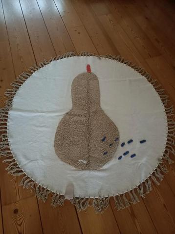 NIEUW groot rond vloerkleed Alfombra redonda Peer geweven  beschikbaar voor biedingen