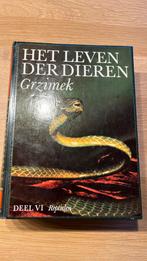 Het leven der dieren Grzimek - reptielen, Boeken, Encyclopedieën, Verzenden, Gelezen, Dieren, Los deel