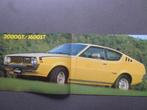 Mitsubishi Celeste 1600 ST & 2000 GT Brochure A, Boeken, Auto's | Folders en Tijdschriften, Ophalen of Verzenden, Zo goed als nieuw