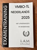 Examentraining Vmbo-tl Nederlands 2025, VMBO, Gert P. Broekema, Ophalen of Verzenden, Zo goed als nieuw