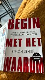 Simon Sinek - Begin met het waarom, Boeken, Ophalen of Verzenden, Simon Sinek, Zo goed als nieuw
