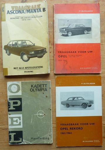 Opel Kadett Olympia, Rekord, Ascona, Manta  4x  beschikbaar voor biedingen