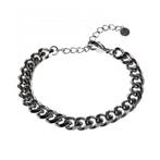 Dottilove Cubaanse Armband Dames 14k Wit Goud Plated RVS, Staal, Birgitta-Gracht 33, 6465 EL Kerkrade, Nederland, Verzenden, Nieuw