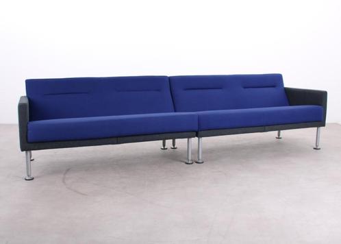 Coalesse | Sidewalk | Bank | Blauw/antraciet, Huis en Inrichting, Banken | Bankstellen, Zo goed als nieuw, Rechte bank, Driepersoons