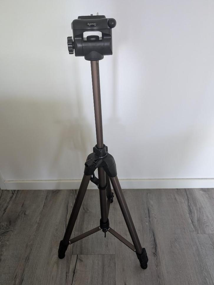 Hama Star 63 Statief (Champagne), Audio, Tv en Foto, Fotografie | Statieven en Balhoofden, Zo goed als nieuw, Driepoot, 150 tot 175 cm
