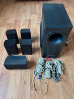 Panasonic surround speakers met subwoofer, Audio, Tv en Foto, Luidsprekers, Ophalen of Verzenden, Gebruikt, Subwoofer, Overige merken