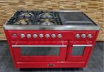 Luxe Fornuis Boretti Majestic 120cm rood Coupe de Feu, Ophalen of Verzenden, Zo goed als nieuw, Energieklasse A of zuiniger, Gas