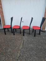 4x DESIGN WESTNOFA STOELEN MODEL TOTEM, Huis en Inrichting, Stoelen, Ophalen, Gebruikt, Zwart, Vier