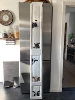 Oud luik met koeien en kippen, handgeschilderd!, Ophalen, Gebruikt, Oorspronkelijke maker, Schilderij