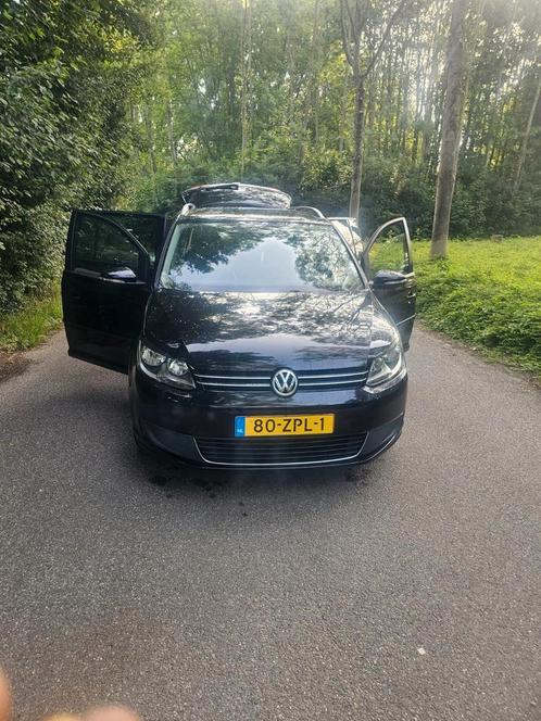 Volkswagen Touran 1.2 TSI 77KW BMT 7P 2013 Zwart, Auto's, Volkswagen, Particulier, Touran, Benzine, B, MPV, Handgeschakeld, Origineel Nederlands