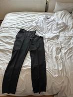 Zwarte Schijvens Pantalon - Maat 36 (S) en Blouse, Kleding | Dames, Zwart, Ophalen of Verzenden, Zo goed als nieuw, Maat 36 (S)
