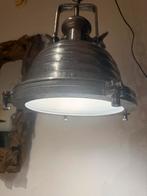 Set van 2 industriële hanglampen - Ook los te koop, Huis en Inrichting, Ophalen, Zo goed als nieuw, Metaal, Minder dan 50 cm