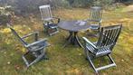 Tuinset Tuinstoel Inklapbaar tuintafel, Ophalen, Gebruikt, Kunststof, Inklapbaar