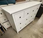 Ikea HEMNES Ladekast 8 lades, wit gebeitst, 160x96 cm, Huis en Inrichting, Kasten | Ladekasten, 5 laden of meer, Ikea Hemnes, 150 tot 200 cm