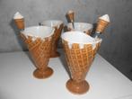 Vintage 4 porseleinen ijscoupes, Ophalen
