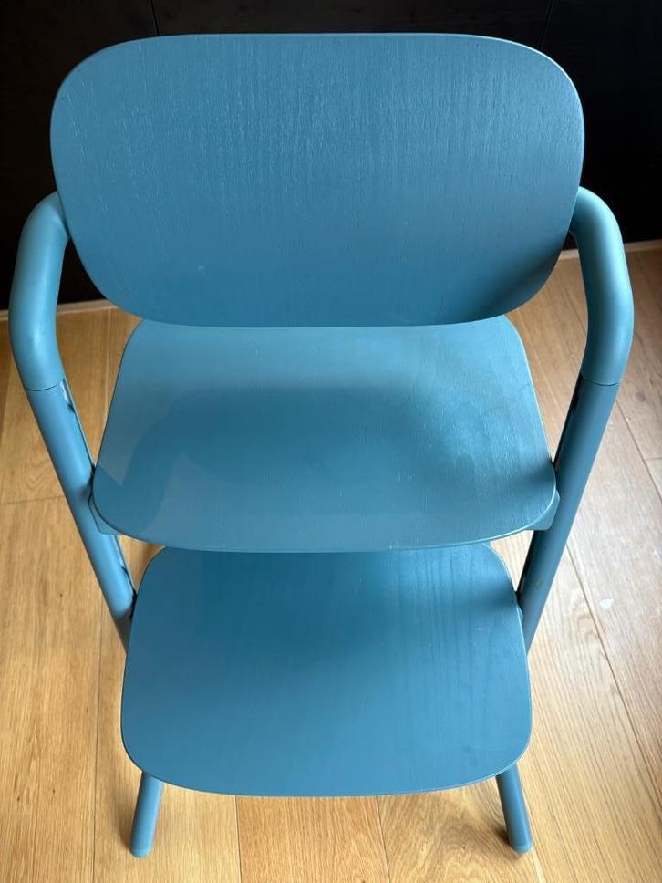 Lemo 4 in 1 stone blue chair with bouncer and baby set, Kinderen en Baby's, Kinderstoelen, Gebruikt, Overige typen, Afneembaar eetblad