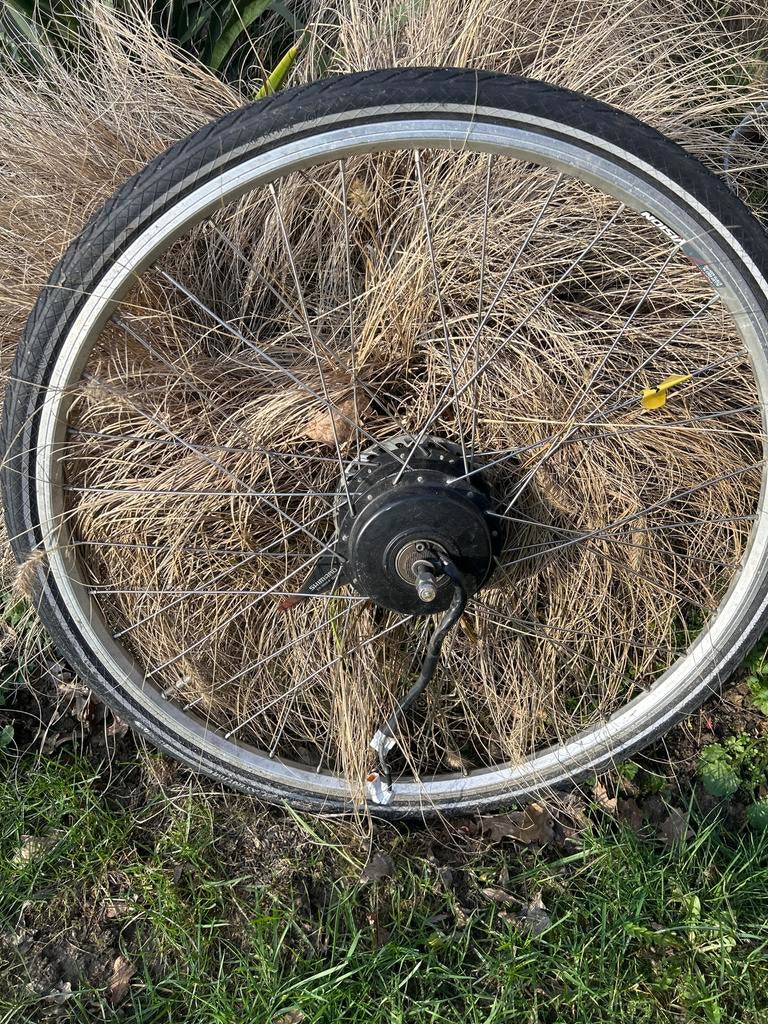 Panasonic E-bike Wiel met Motor Shimano, Fietsen en Brommers, Fietsonderdelen, Ophalen, Gebruikt, Wiel