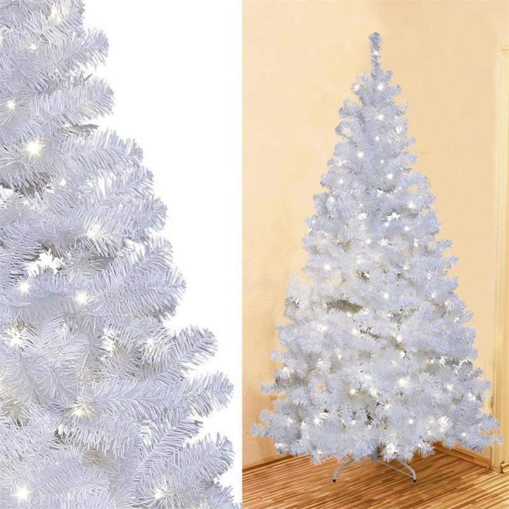 Prachtige Witte Kunst-Kerstboom 300cm. Incl. Verlichting, Ophalen of Verzenden, Nieuw