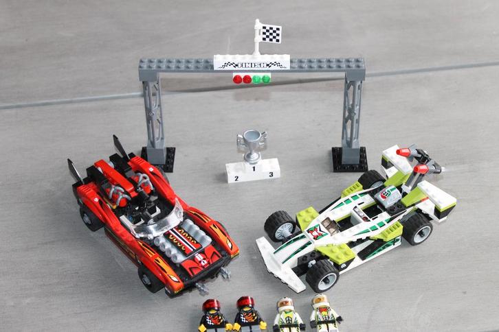 lego world racers wrakkenweg 8898, Kinderen en Baby's, Speelgoed | Duplo en Lego, Zo goed als nieuw, Lego, Complete set, Ophalen of Verzenden