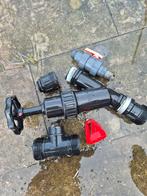 Beregening aansluiting met kraan 50mm + assorti, Ophalen of Verzenden, Gebruikt