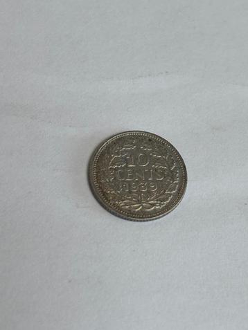 ZILVEREN WILHELMINA dubbeltjes diverse vanaf 1927 tot 1944 beschikbaar voor biedingen