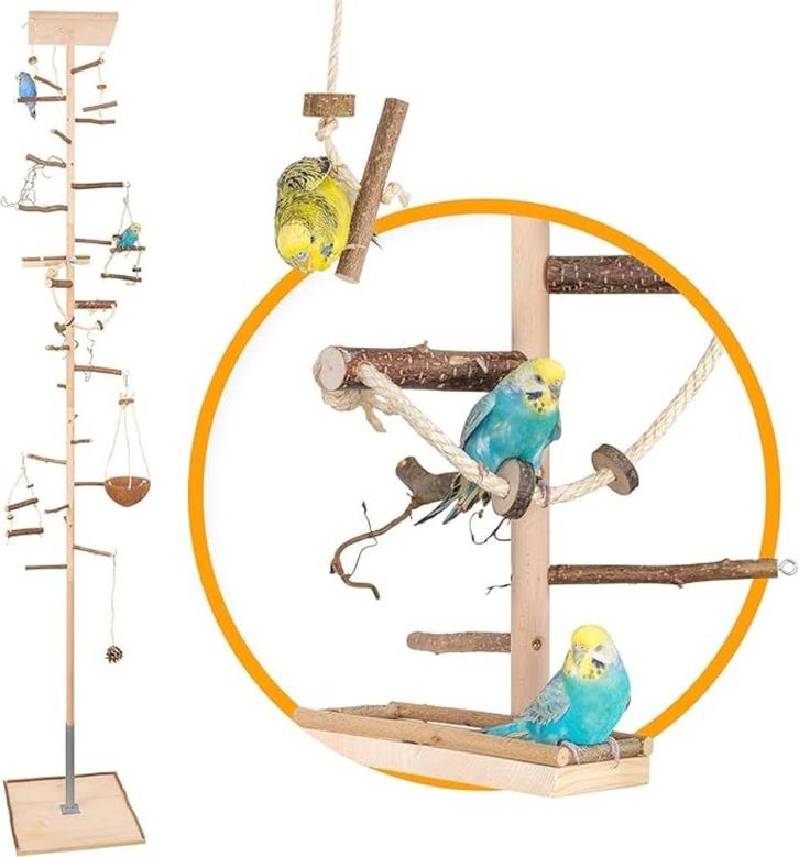 Klimboom Vogel, Dieren en Toebehoren, Vogels | Toebehoren, Zo goed als nieuw, Overige typen, Ophalen