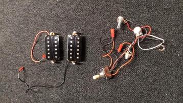 Gitaar pickup set met plug and play bedrading beschikbaar voor biedingen