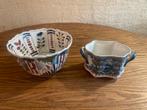 Makkum Aardewerk Kommen - Perfecte Staat!, Antiek en Kunst, Ophalen of Verzenden